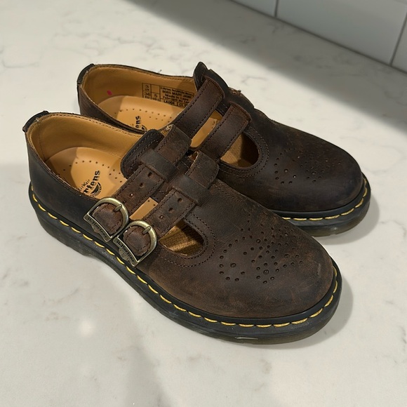 Dr. Martens Shoes - Women's Dr. Martens Mary Jane crazy horse leather, size 5 (US)